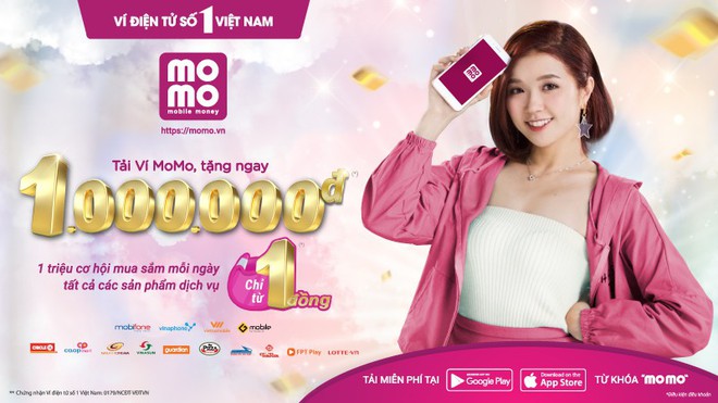 1 triệu cơ hội mua sắm giá chỉ từ 1 đồng bằng Ví MoMo - Ảnh 1. 1 triệu cơ hội mua sắm giá chỉ từ 1 đồng bằng Ví MoMo - Ảnh 1.