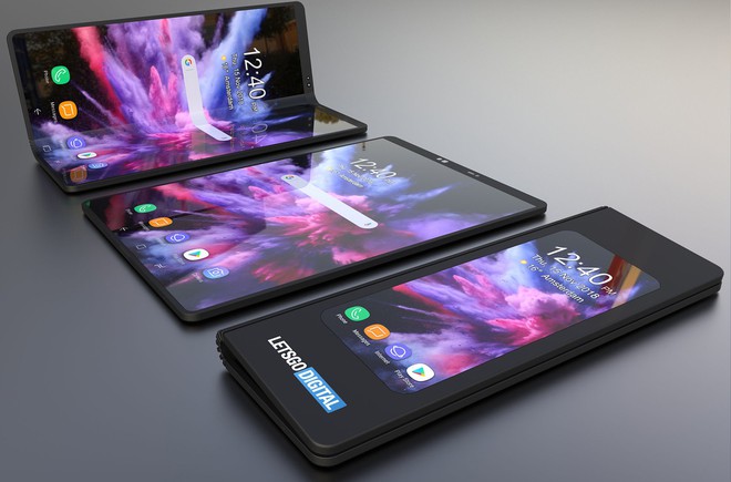 Smartphone màn hình gập của Samsung sẽ trông ảo tung chảo đến thế này sao? - Ảnh 3.