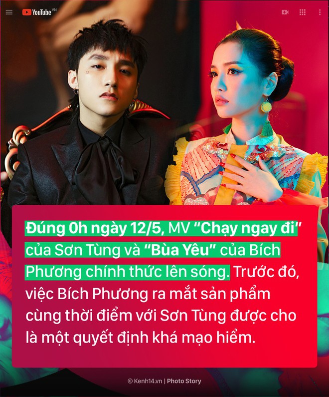 Toàn cảnh “cuộc chiến” Vpop đầu tháng 5 đầy kịch tính giữa Sơn Tùng và Bích Phương - Ảnh 1. Toàn cảnh “cuộc chiến” Vpop đầu tháng 5 đầy kịch tính giữa Sơn Tùng và Bích Phương - Ảnh 1.