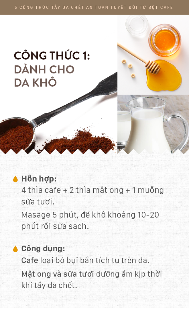 5 công thức tẩy da chết rẻ bèo mà siêu lành tính bằng bột cafe giúp da mịn màng xuyên suốt ngày hè - Ảnh 3.