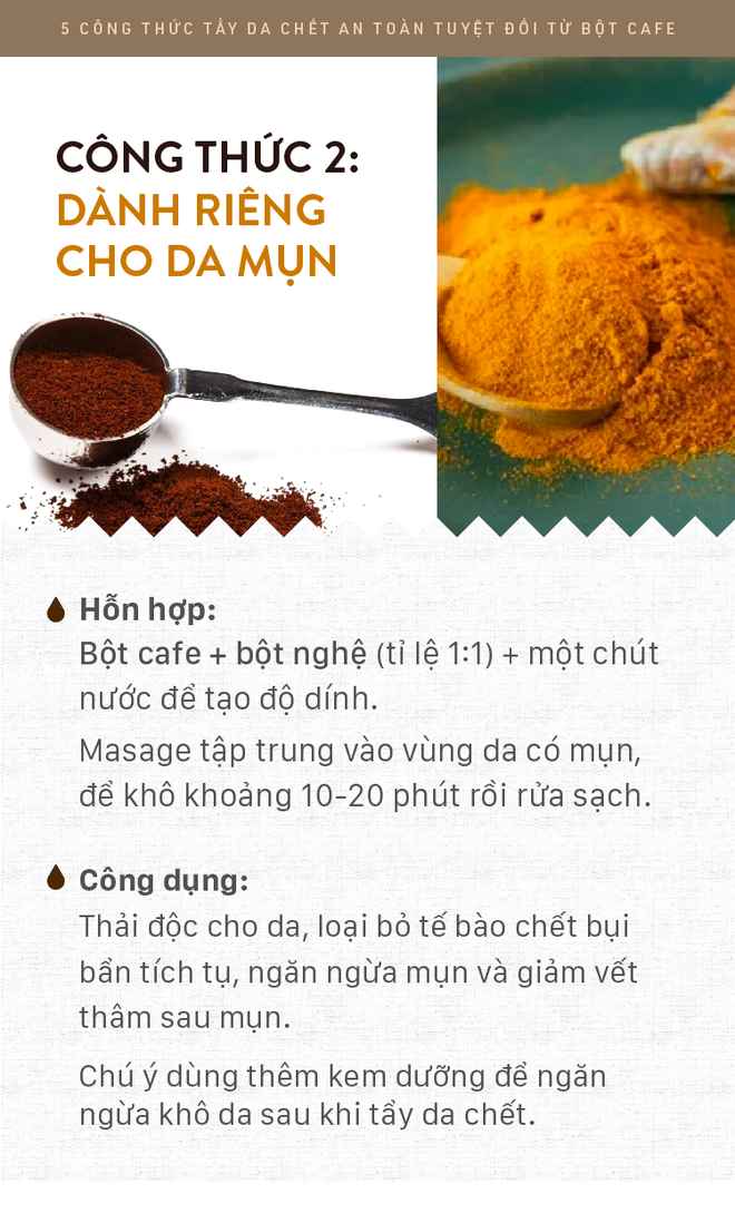 5 công thức tẩy da chết rẻ bèo mà siêu lành tính bằng bột cafe giúp da mịn màng xuyên suốt ngày hè - Ảnh 5.