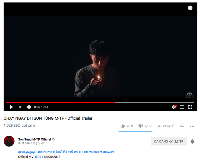 Ma nữ xinh đẹp Davika chia sẻ trailer triệu view của Sơn Tùng M-TP trên Instagram, hé lộ kết hợp ekip Hàn Quốc - Ảnh 2.