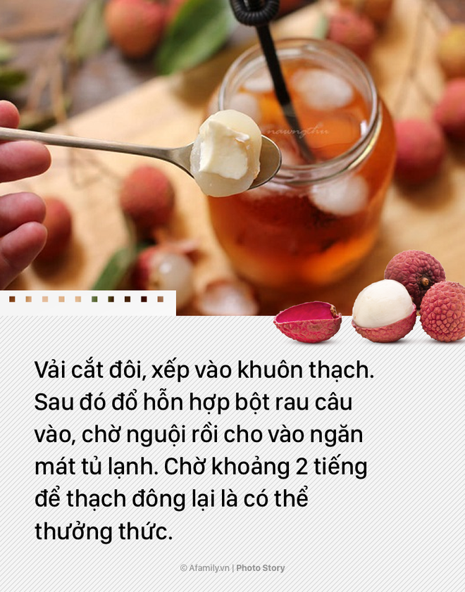 Biến tấu vải thiều nhàm chán thành món tráng miệng đặc sắc - Ảnh 17.