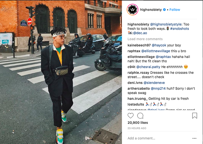 Decao mặc đồ chất tới nỗi chuyên trang Highsnobiety phải repost ảnh và khen tới tấp trên Instagram - Ảnh 1. Decao mặc đồ chất tới nỗi chuyên trang Highsnobiety phải repost ảnh và khen tới tấp trên Instagram - Ảnh 1.