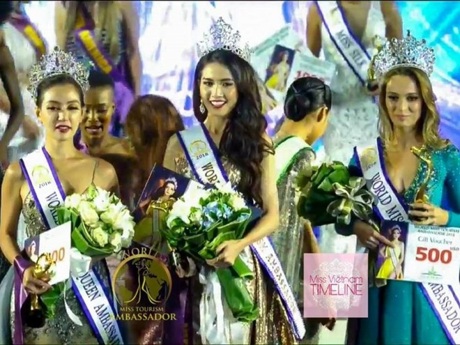 Lận đận thi nhan sắc, cuối cùng Phan Thị Mơ bất ngờ đăng quang Hoa hậu Đại sứ Du lịch Thế giới 2018 tại Thái Lan - Ảnh 2.