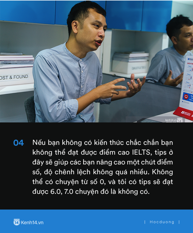 Thầy Tú Phạm 9.0 Speaking: Đạt 6.5 IELTS không khó, chỉ có điều học sinh Việt Nam giỏi mỗi khoanh ABCD, câu này đúng câu kia sai còn khả năng vận dụng bằng 0 - Ảnh 5.