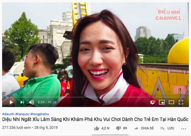 Diệu Nhi là nghệ sĩ Vbiz đầu tiên có series mukbang trên Youtube: ăn khoẻ bất ngờ, độ “lầy lội” thì khỏi bàn! - Ảnh 4.