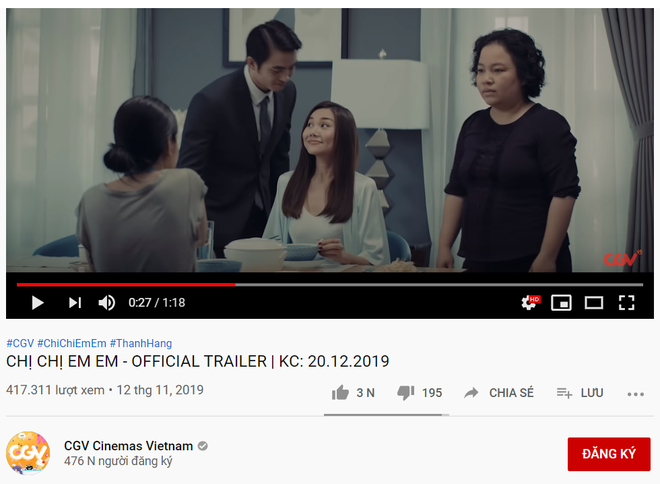 Lượt xem trailer của Chị Chị Em Em và Mắt Biếc liệu có dự báo được kẻ thắng thế trong cuộc chiến phòng vé cuối năm? - Ảnh 6.