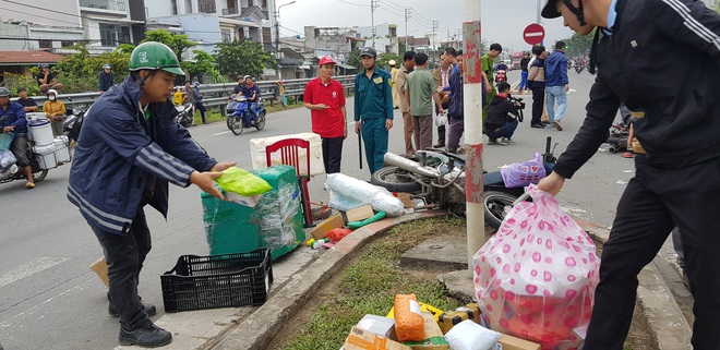 Nam thanh niên chết thảm, shipper thất thần sau tai nạn liên hoàn giữa 2 xe máy và xe trộn bê tông - Ảnh 7.