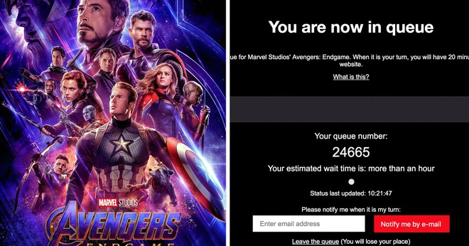 Avengers: Endgame làm sập hàng loạt web đặt vé tại Singapore, chợ đen bán tận 20 triệu đồng - Ảnh 2.