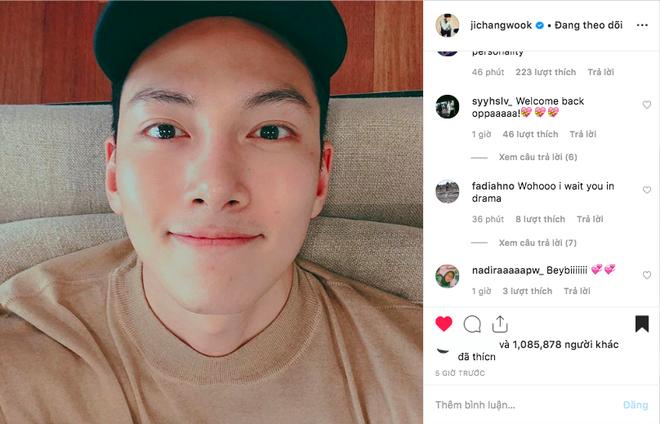 Ảnh triệu like của Ji Chang Wook hậu xuất ngũ: Gương kia ngự ở trên tường, ở đây ai để mặt mộc đẹp được như anh - Ảnh 2. Ảnh triệu like của Ji Chang Wook hậu xuất ngũ: Gương kia ngự ở trên tường, ở đây ai để mặt mộc đẹp được như anh - Ảnh 2.