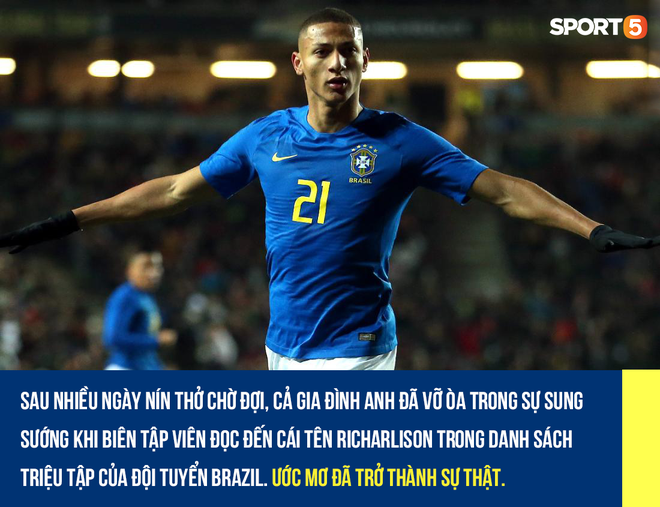 Chuyện lúc 0h: Richarlison, ngôi sao đi lên từ thùng kem dạo và bài học “khổ trước sướng sau thế mới giàu” - Ảnh 4. Chuyện lúc 0h: Richarlison, ngôi sao đi lên từ thùng kem dạo và bài học “khổ trước sướng sau thế mới giàu” - Ảnh 4.