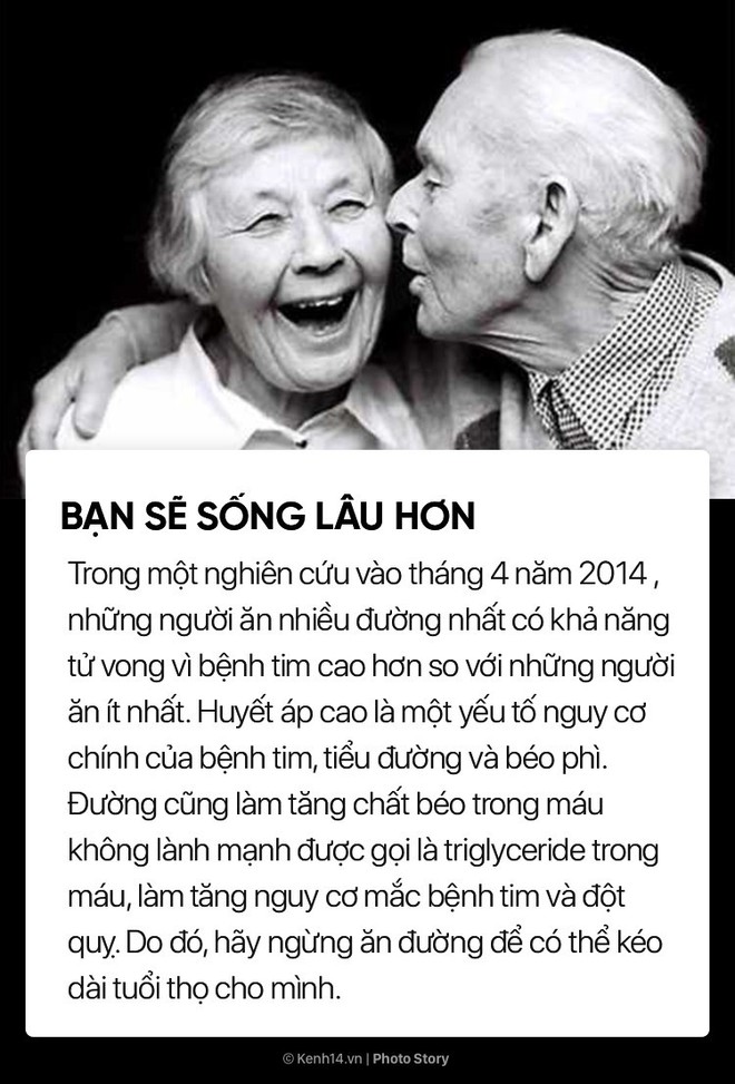 Giảm cân, tăng tuổi thọ, trẻ ra và những điều tuyệt vời mà việc nói không với đường mang lại - Ảnh 5.