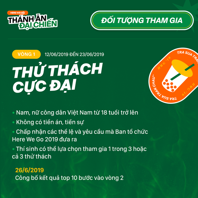 Qua 4 mùa bánh chưng, cuộc đại chiến Here We Go “chơi lớn” ngay từ vòng đầu tiên với 3 thử thách cực đỉnh chỉ dành cho các thánh ăn cừ nhất! - Ảnh 1. Qua 4 mùa bánh chưng, cuộc đại chiến Here We Go “chơi lớn” ngay từ vòng đầu tiên với 3 thử thách cực đỉnh chỉ dành cho các thánh ăn cừ nhất! - Ảnh 1.
