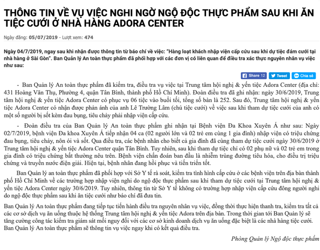 Lãnh đạo Sở Y tế nói về vụ ngộ độc sau khi dự tiệc cưới ngày 30/6: Chuyện xảy ra ầm ầm như vậy, sao lại nói không có? - Ảnh 2.