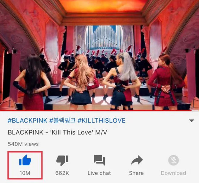 Không hổ danh “nữ hoàng Youtube”, BLACKPINK trở thành nữ nghệ sĩ đầu tiên trong lịch sử phá đảo kỉ lục lượt like! - Ảnh 1. Không hổ danh “nữ hoàng Youtube”, BLACKPINK trở thành nữ nghệ sĩ đầu tiên trong lịch sử phá đảo kỉ lục lượt like! - Ảnh 1.