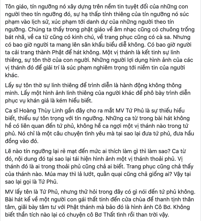 Những người hiểu biết tín ngưỡng thờ Mẫu nói gì về MV Tứ Phủ của Hoàng Thùy Linh? - Ảnh 4.