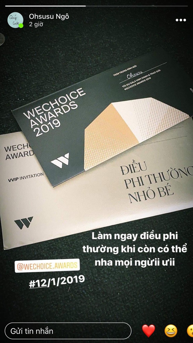 Hot nhất nhì MXH bây giờ chính là thiệp mời Gala WeChoice Awards 2019, dàn khách mời nổi tiếng đua nhau khoe! - Ảnh 11.