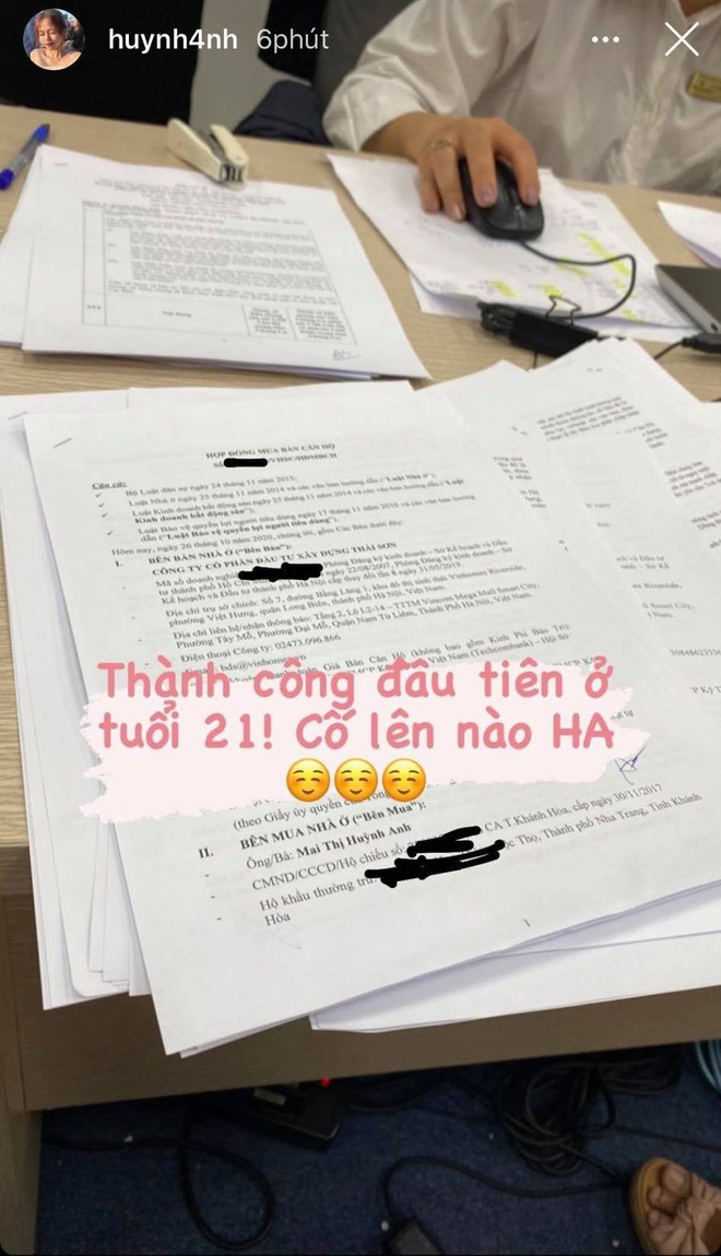 Bạn gái Quang Hải bất ngờ khoe mua nhà ở tuổi 21: Thành công đầu tiên, cố lên nào Huỳnh Anh - Ảnh 1. Bạn gái Quang Hải bất ngờ khoe mua nhà ở tuổi 21: Thành công đầu tiên, cố lên nào Huỳnh Anh - Ảnh 1.