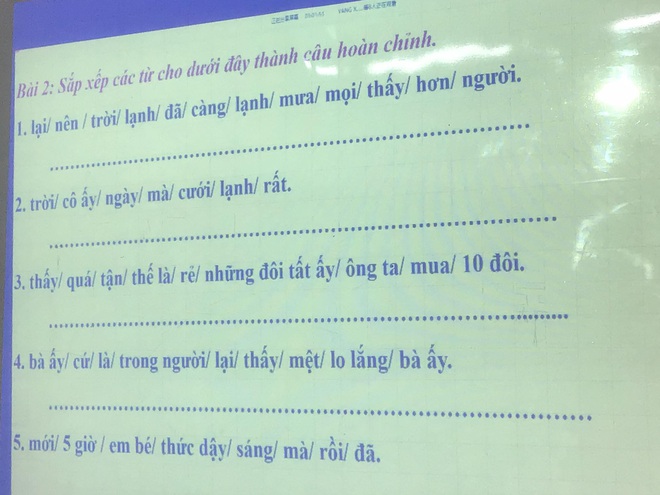 Bài tập hoàn thành câu Tiếng Việt siêu khó, đến người Việt cũng trầm cảm vì sai tới 90% - Ảnh 1. Bài tập hoàn thành câu Tiếng Việt siêu khó, đến người Việt cũng trầm cảm vì sai tới 90% - Ảnh 1.