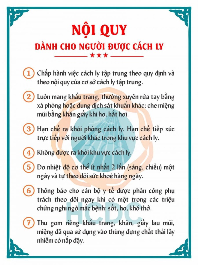 7 điều người cách ly tập trung cần nhớ để thực hiện mỗi ngày - Ảnh 5.