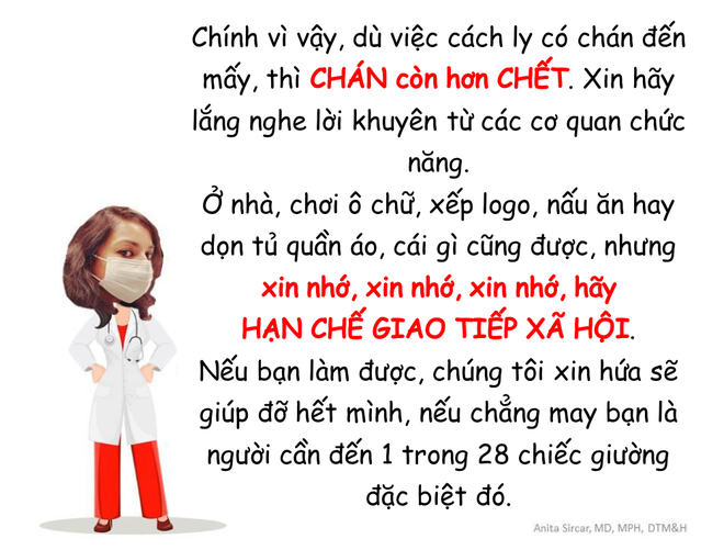 Chia sẻ của vị bác sĩ người Mỹ về tầm quan trọng của cách ly xã hội trong mùa dịch Covid-19: Dù việc cách ly có chán đến mấy thì chán còn hơn chết - Ảnh 14.