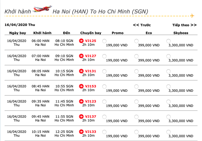 Vietjet mở bán vé nội địa trở lại từ 16/4 - Ảnh 2.