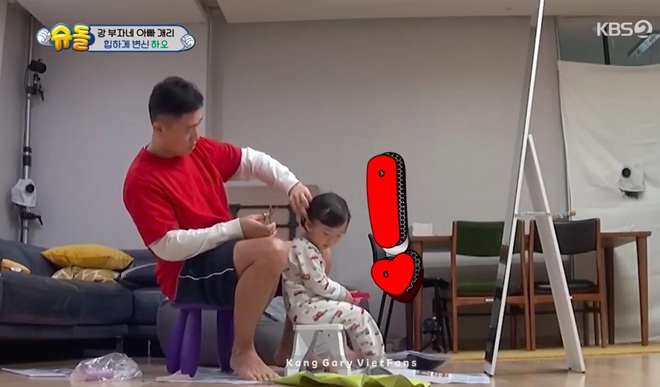 Kang Gary cắt tóc cho con trai và kết quả... cả 2 dắt nhau ra tiệm khắc phục hậu quả! - Ảnh 2.