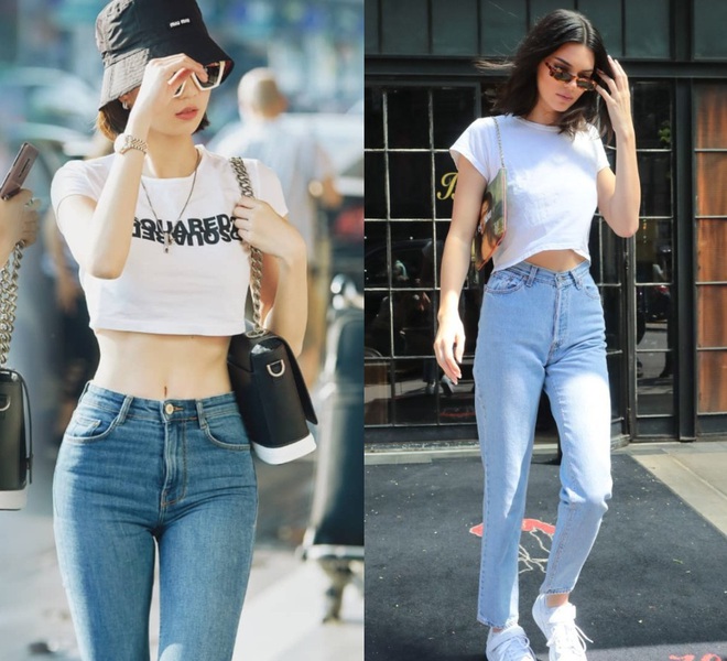 Có đến hơn 10 lần Ngọc Trinh diện crop top đọ dáng một 9 một 10 với Kendall Jenner, thực tế ai đỉnh hơn? - Ảnh 21.