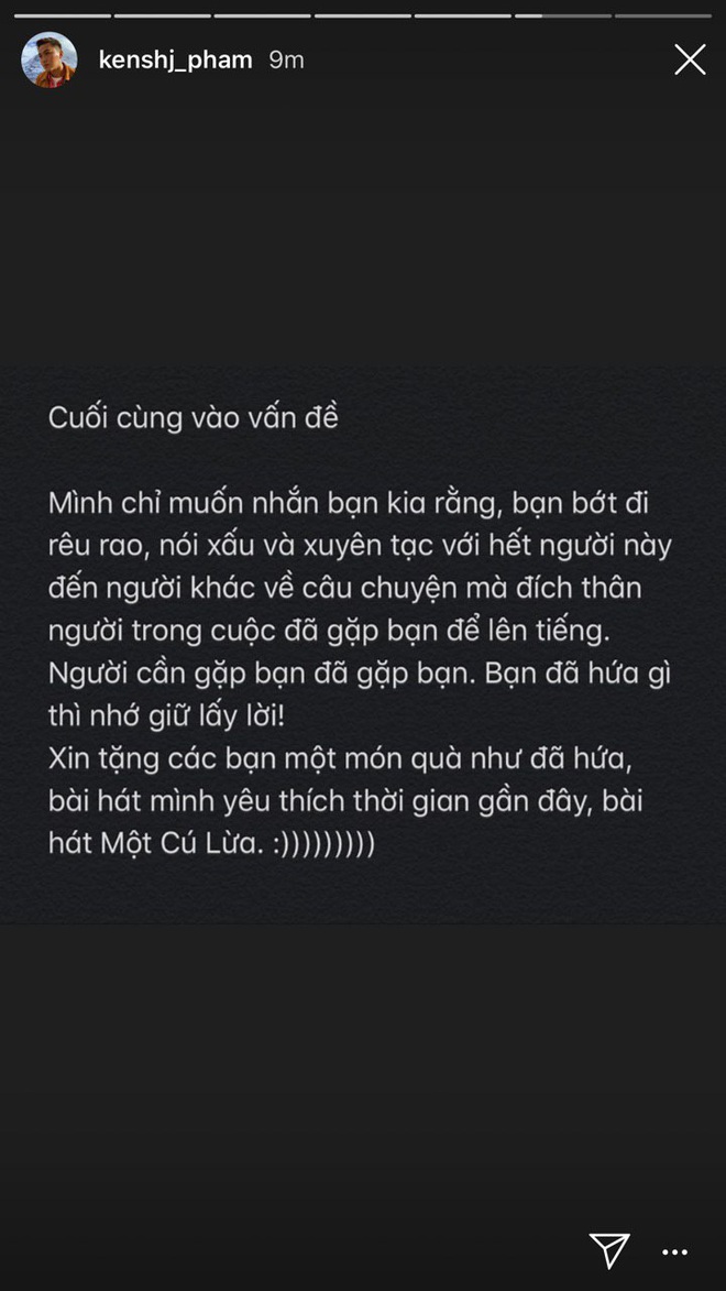 Kenshj hẹn dân mạng ra gốc mít hóng “phốt” nhưng cuộc gọi lúc nửa đêm của Quỳnh Anh Shyn khiến tất cả quay xe đi về? - Ảnh 2.