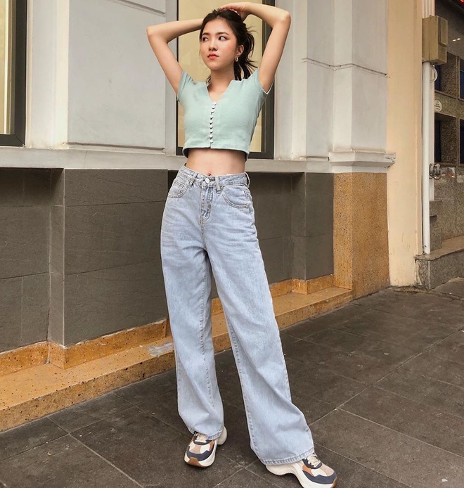 10 kiểu quần mix cực “ngọt” cùng crop top, đã thế lại còn “hack” chân dài hơn 10cm là ít  - Ảnh 7.