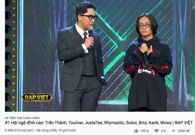 Hai TV Show về Rap quyết lên sóng đối đầu trong một đêm: Rap Việt vượt lên King Of Rap về hiệu ứng lan tỏa! - Ảnh 1.