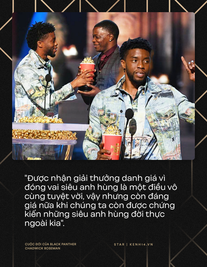 Black Panther Chadwick Boseman: Anh hùng đời thực với sự nghiệp lẫy lừng, yêu mỹ nhân đẹp nhất thế giới và đời tư bí mật ít ai hay? - Ảnh 7.