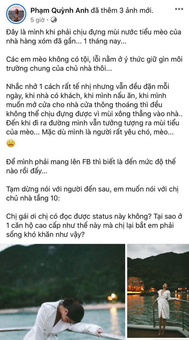 Phạm Quỳnh Anh ám ảnh 1 tháng nay vì hàng xóm có hành động mất vệ sinh, giờ phải đăng đàn dằn mặt vì không chịu nổi - Ảnh 2.