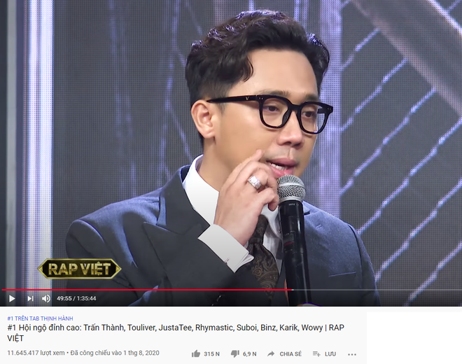 Trấn Thành xứng danh Ông trùm gameshow: 2 tuần liền có tận 6 video thống trị top trending YouTube - Ảnh 3. Trấn Thành xứng danh Ông trùm gameshow: 2 tuần liền có tận 6 video thống trị top trending YouTube - Ảnh 3.