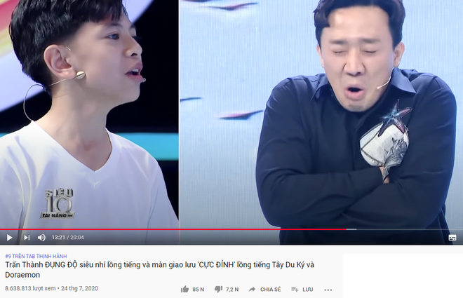 Trấn Thành xứng danh Ông trùm gameshow: 2 tuần liền có tận 6 video thống trị top trending YouTube - Ảnh 7. Trấn Thành xứng danh Ông trùm gameshow: 2 tuần liền có tận 6 video thống trị top trending YouTube - Ảnh 7.