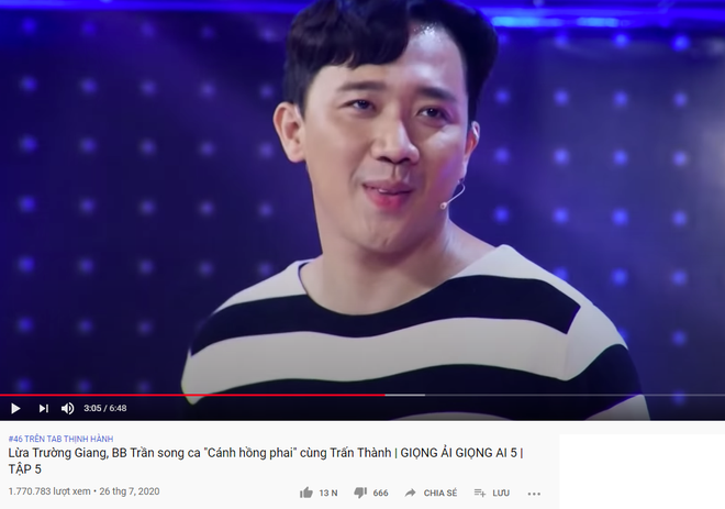 Trấn Thành xứng danh Ông trùm gameshow: 2 tuần liền có tận 6 video thống trị top trending YouTube - Ảnh 9. Trấn Thành xứng danh Ông trùm gameshow: 2 tuần liền có tận 6 video thống trị top trending YouTube - Ảnh 9.