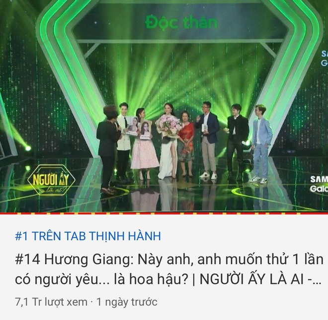 Cặp đôi Hương Giang - Matt Liu giúp Người ấy là ai đánh chiếm top 1 trending YouTube - Ảnh 5.