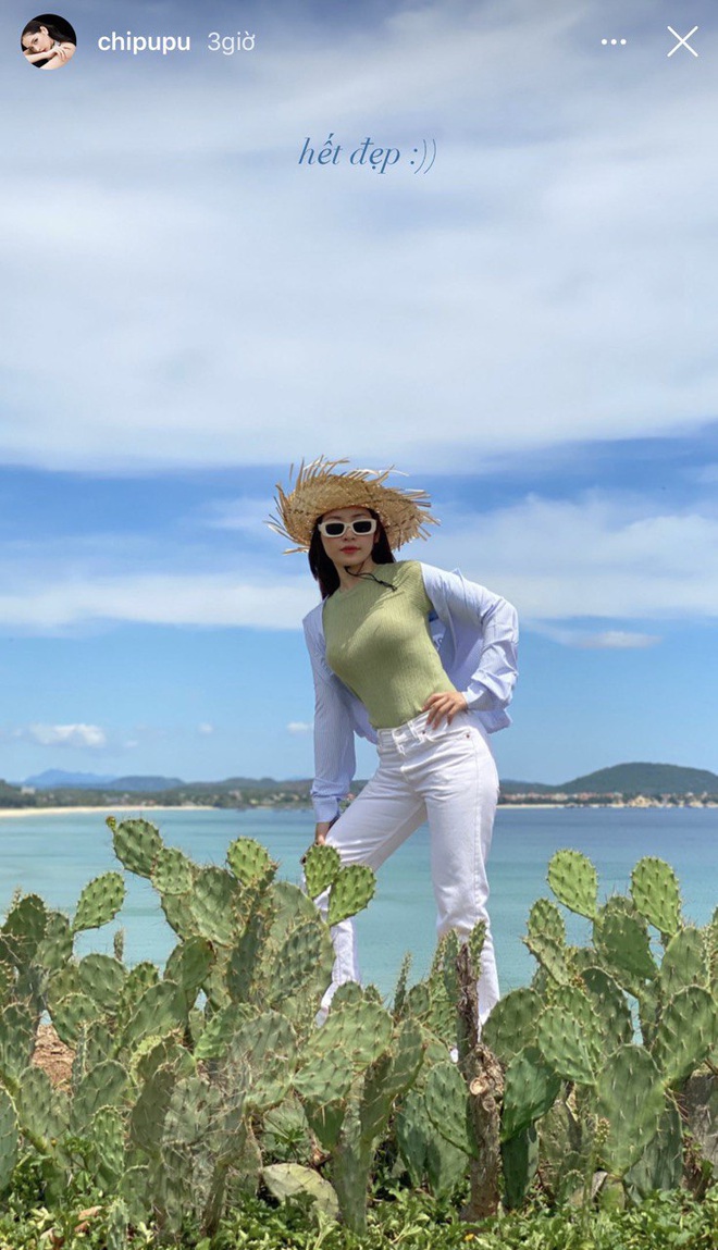Chụp ảnh sống ảo chưa bao giờ là dễ: Vật vã cầm ô tạo dáng nhưng không thành, Chi Pu đành chụp với chiếc... mũ cói - Ảnh 3. Chụp ảnh sống ảo chưa bao giờ là dễ: Vật vã cầm ô tạo dáng nhưng không thành, Chi Pu đành chụp với chiếc... mũ cói - Ảnh 3.