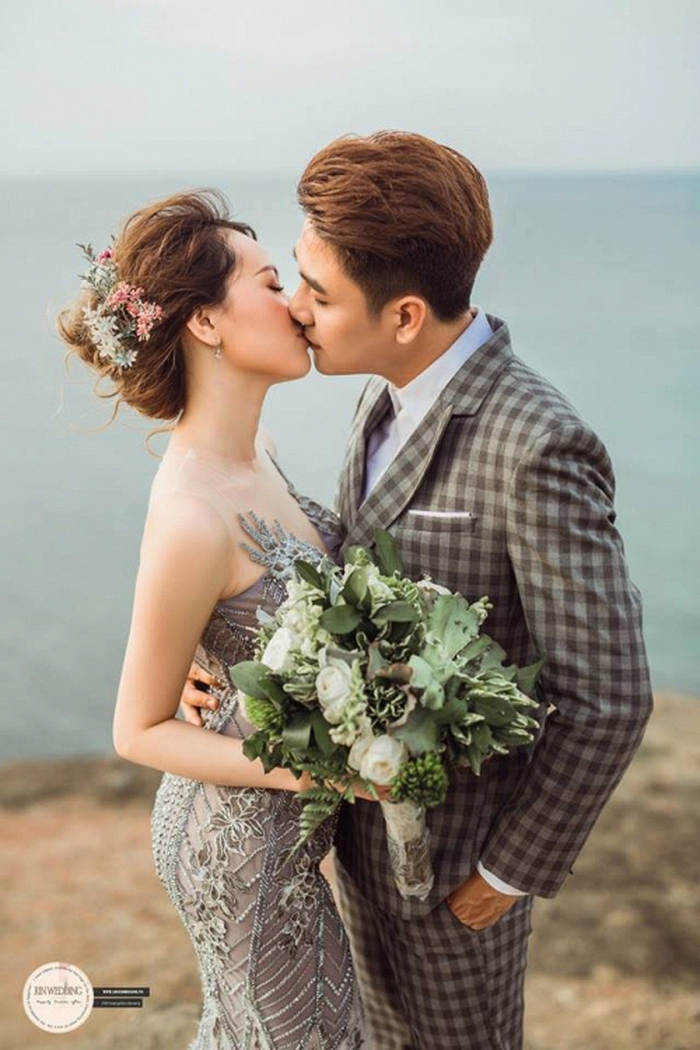 Huy Nam ngọt ngào hôn bà xã trong ảnh cưới đẹp như mơ - Ảnh 8. Huy Nam ngọt ngào hôn bà xã trong ảnh cưới đẹp như mơ - Ảnh 8.