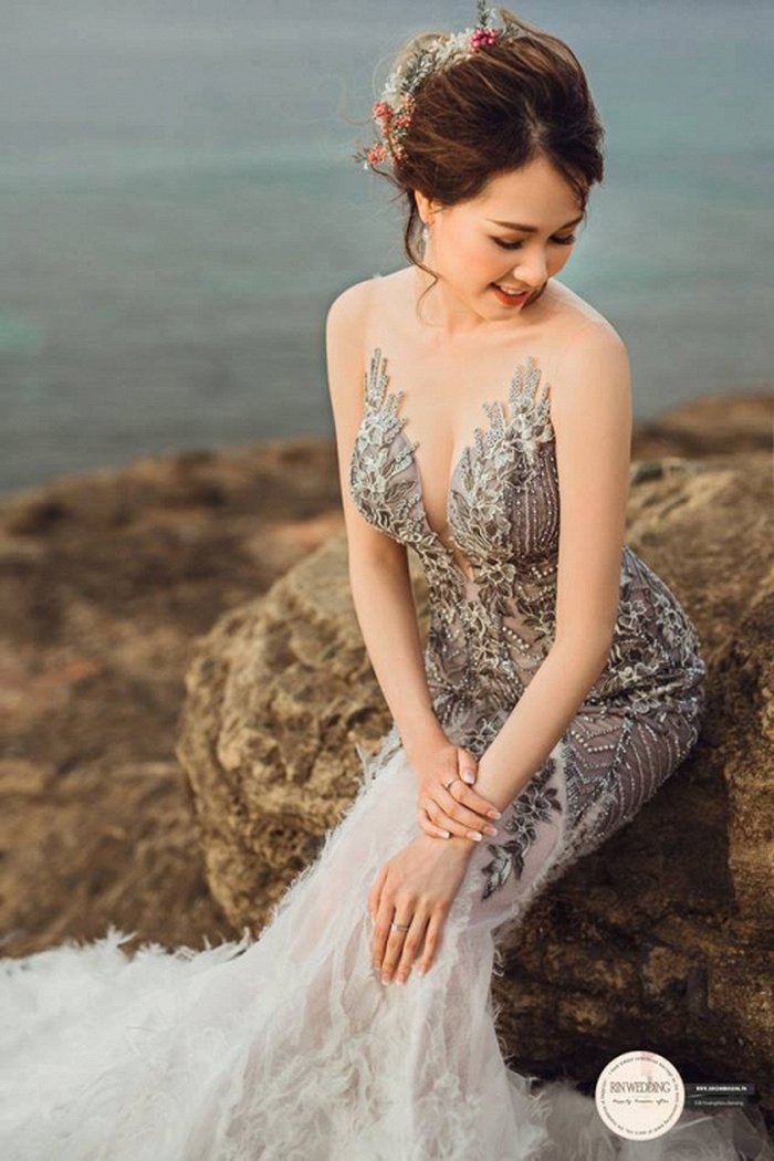 Huy Nam ngọt ngào hôn bà xã trong ảnh cưới đẹp như mơ - Ảnh 6. Huy Nam ngọt ngào hôn bà xã trong ảnh cưới đẹp như mơ - Ảnh 6.