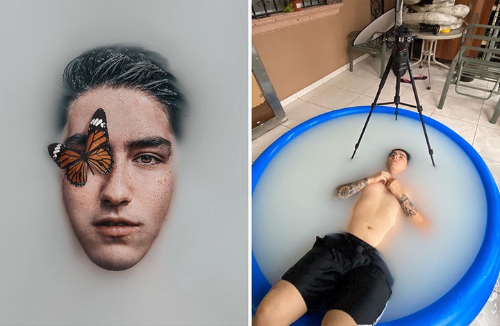 Loạt hậu trường khó đỡ của những bức ảnh long lanh trên Instagram khiến dân tình phải nể phục óc sáng tạo của hội phó nháy - Ảnh 7.