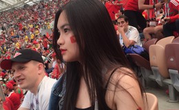 Danh tính thiếu nữ Việt ngồi trên khán đài xem World Cup khiến dân tình ghen tị hết nấc
