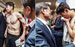 Son Heung-min khóc như một đứa trẻ khi gặp Tổng thống Hàn Quốc