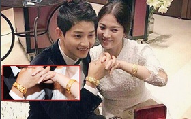 Song Joong Ki - Song Hye Kyo đều đeo sai bộ vòng vàng long phụng do đạo diễn Vương Gia Vệ tặng