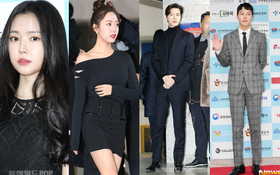 Thảm đỏ gây sốc: 2 thảm họa thẩm mỹ Kpop lộ mặt cứng đơ, Park Hae Jin đọ chân siêu dài bên nam thần mới nổi