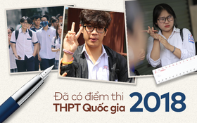 HOT: Chính thức công bố điểm thi THPT Quốc gia 2018 (63 tỉnh thành)
