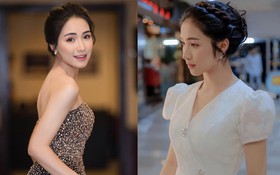 Một chiếc kéo để "xử" hết phần tóc mai và Hòa Minzy đã có ngay vẻ đẹp mong manh sương khói