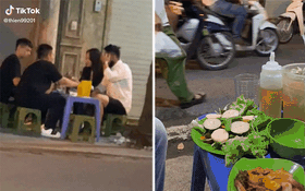 Lộ clip Hương Giang và Matt Liu hẹn hò ở vỉa hè, cư dân mạng thi nhau truy lùng địa chỉ quán ăn tại Hà Nội mà cặp đôi đã ngồi