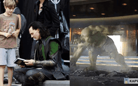 "Loki" luôn đối xử đặc biệt với 1 fan nhí, ai ngờ cậu bé là con ruột của "Hulk": Vừa bị bố bé đánh tơi bời, sao dám không ưu ái?